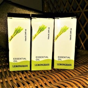 LemonGrass 100% Essential Oil 3 X 10ml